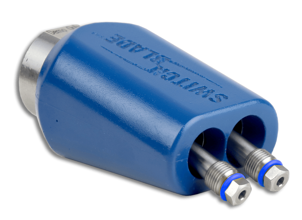 Hydra-Flex Switchblade DEUCE Double-Stream Hydro-Excavation Nozzle - Seattle Pump