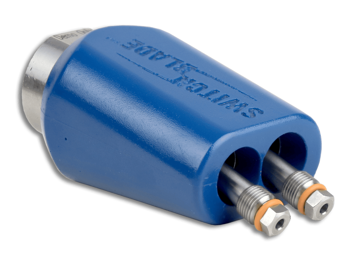 Hydra-Flex Switchblade DEUCE Double-Stream Hydro-Excavation Nozzle - Seattle Pump
