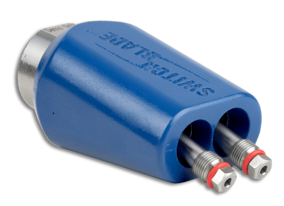 Hydra-Flex Switchblade DEUCE Double-Stream Hydro-Excavation Nozzle - Seattle Pump