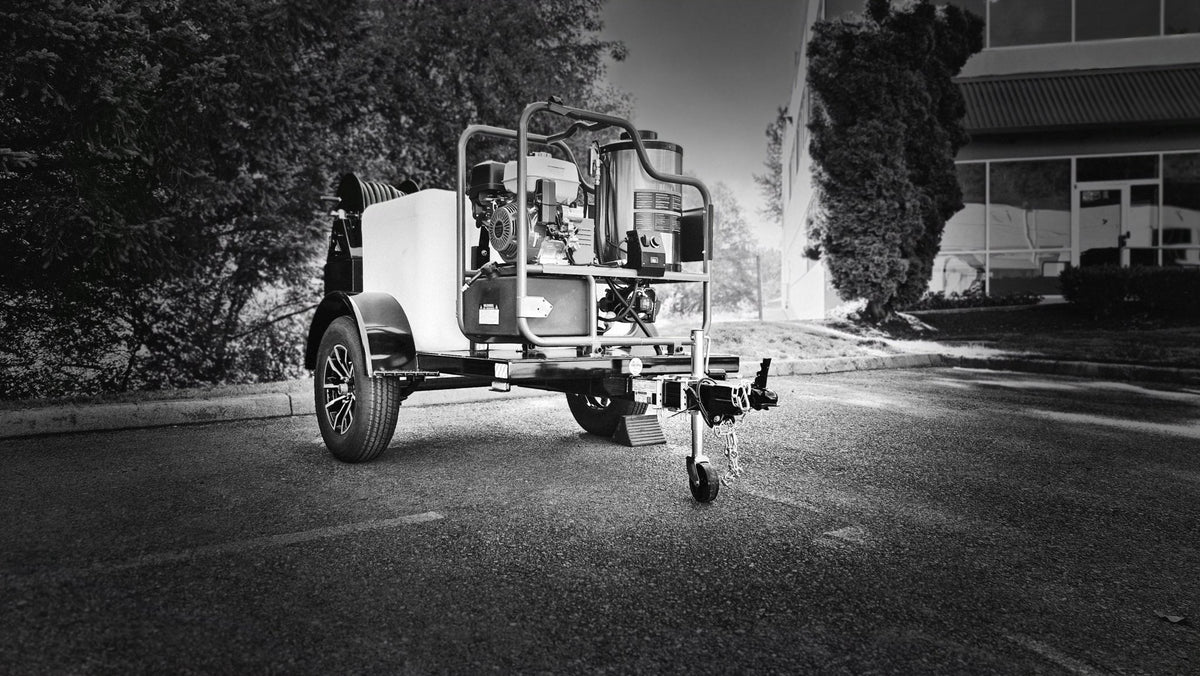 Seattle Pump Custom BE Gas Hot Water Pressure Water Trailer, Belt Drive, 4.0 | 4000 - Seattle Pump