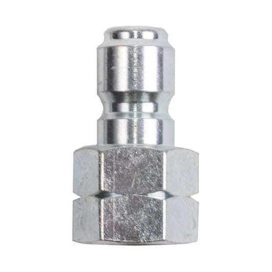 PW 3/8" FNPT x Quick Connect 5,000 PSI Coated Steel Fitting (Plug)