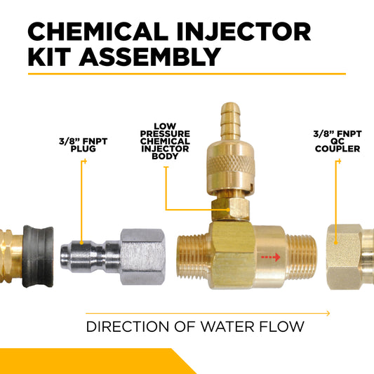 Adjustable Low Pressure Chemical Injector