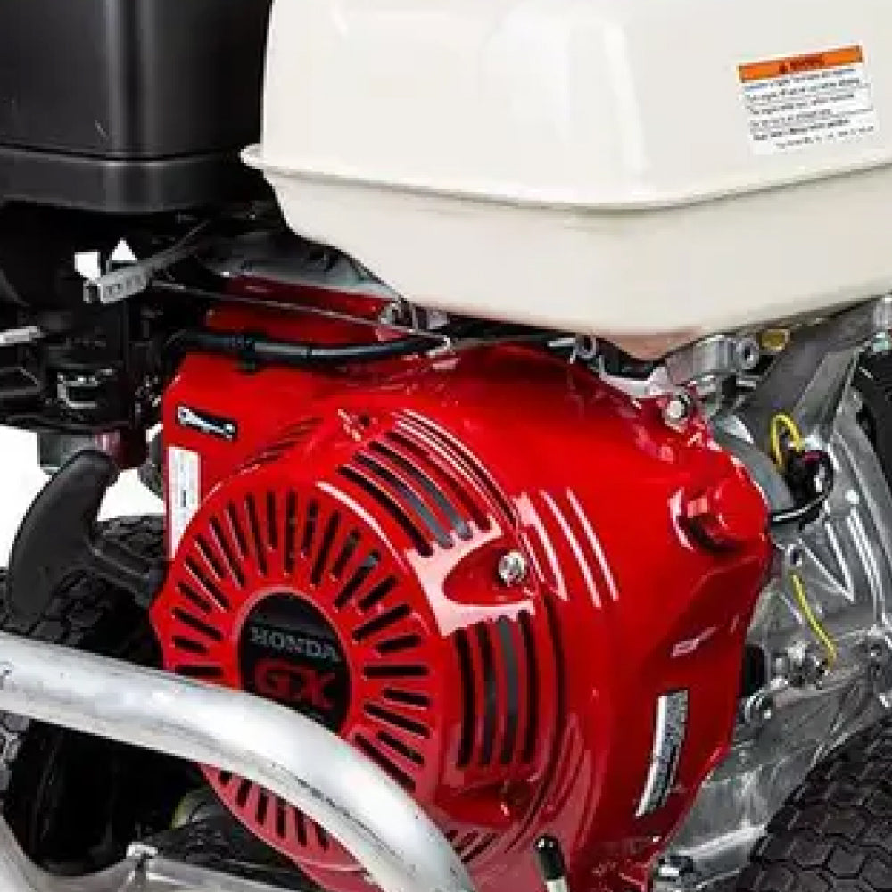4200 PSI 4.2 GPM Cold Water Gas Pressure Washer Honda GX390 Engine and General Triplex Pump on Aluminum Frame