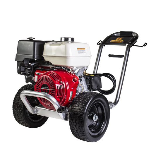 4200 PSI 4.2 GPM Cold Water Gas Pressure Washer Honda GX390 Engine and General Triplex Pump on Aluminum Frame