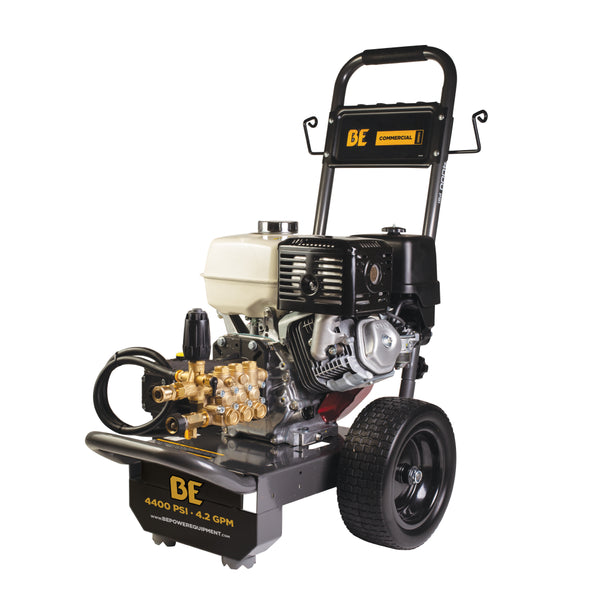 BE Portable Gas Cold Water Pressure Washer, Direct Drive, 4.0 GPM | 4200 PSI (B4213HGS)