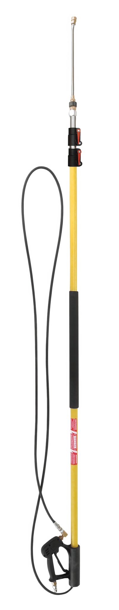 18' Telescoping Wand, includes lever locks, gun, wand and hose