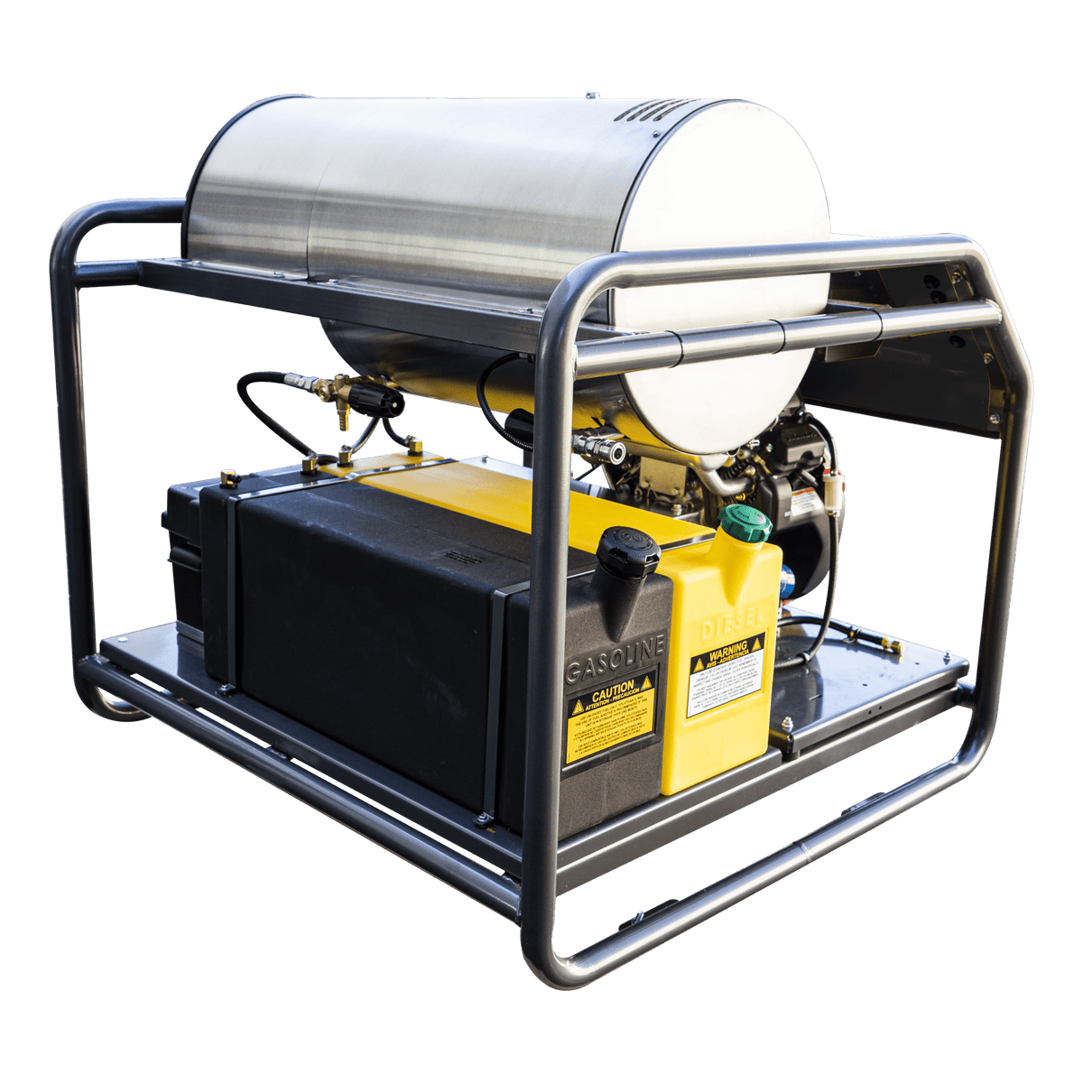 3500 PSI 5.6 GPM Gas Belt Drive Diesel Fired Truck Mount Hot Water Pressure Washer with Triplex Pump