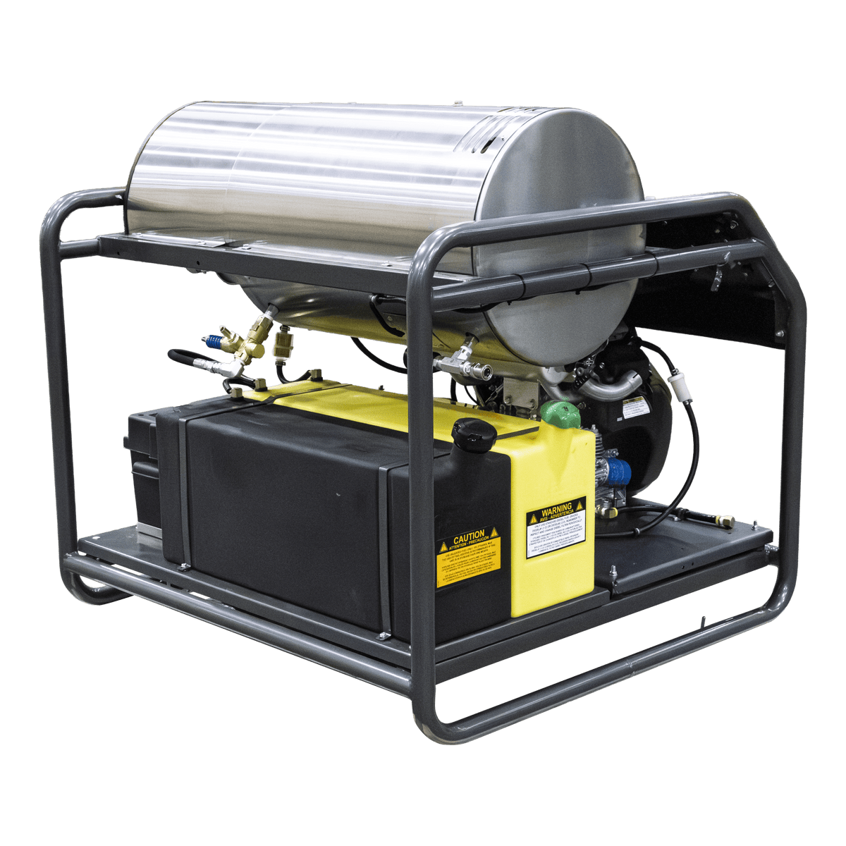 4000 PSI 5.5 GPM Gas Belt Drive Diesel Fired Truck Mount Hot Water Pressure Washer with Triplex Pump