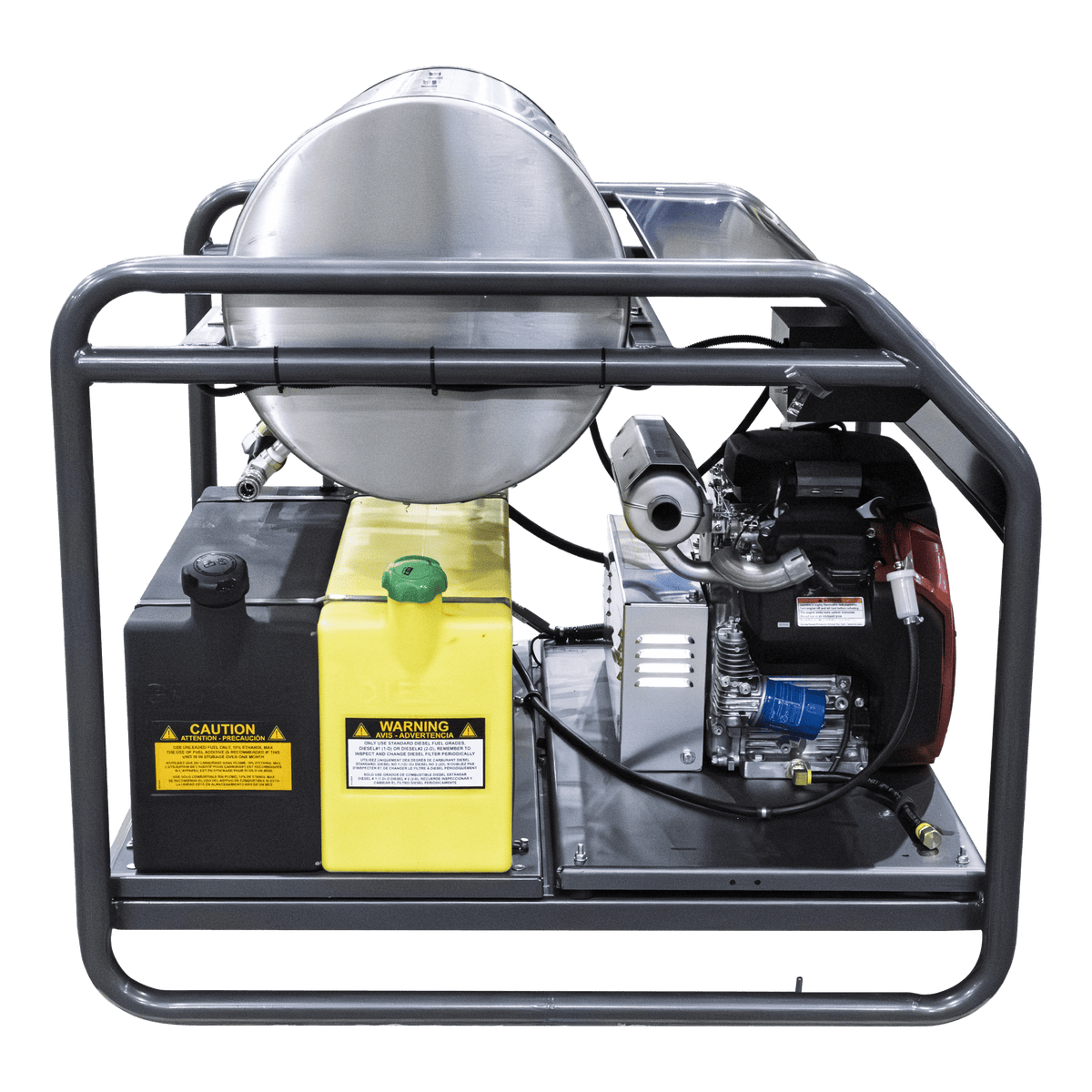 4000 PSI 5.5 GPM Gas Belt Drive Diesel Fired Truck Mount Hot Water Pressure Washer with Triplex Pump
