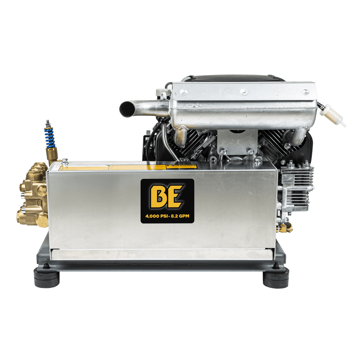 4000 PSI 8.2 GPM Cold Water Gas Pressure Washer Honda GX690 Electric Start, Belt Drive, General Triplex Pump, Mount Truck or 