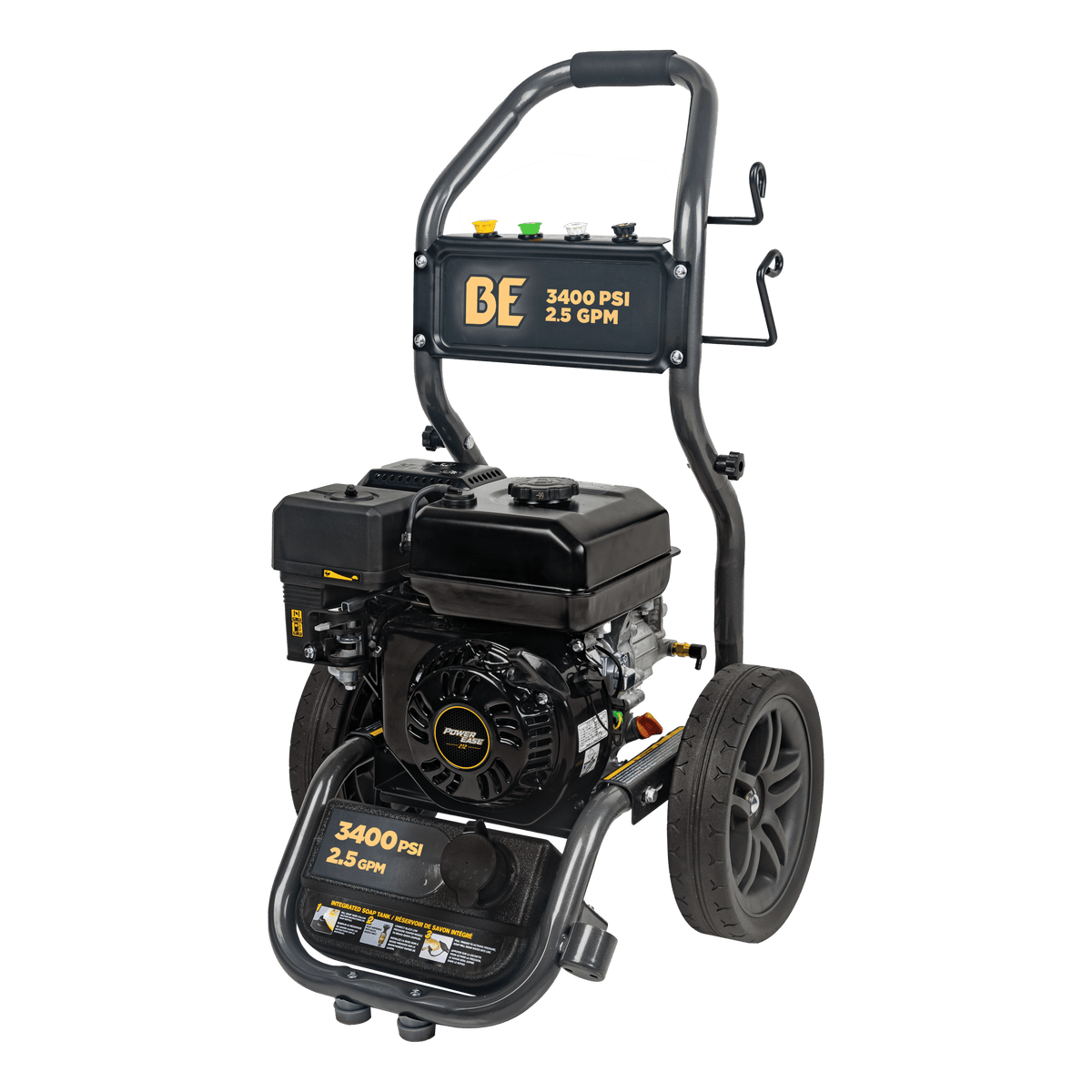 3400PSI 2.5GPM Cold Water Gas Pressure Washer Powerease 223cc Engine and CP Axial Pump