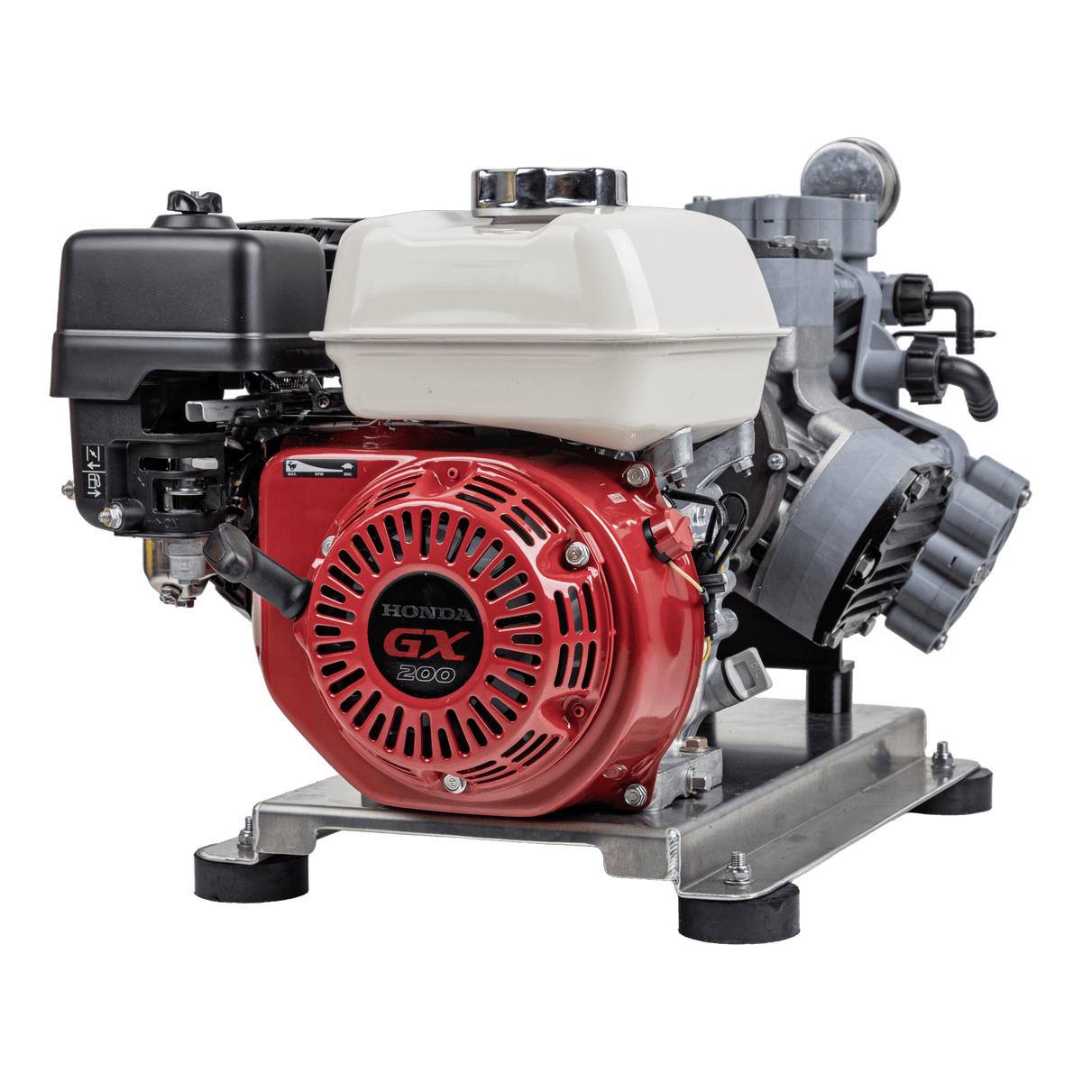 300 PSI 11 GPM Gas Direct Drive Commercial Mobile Soft Wash System