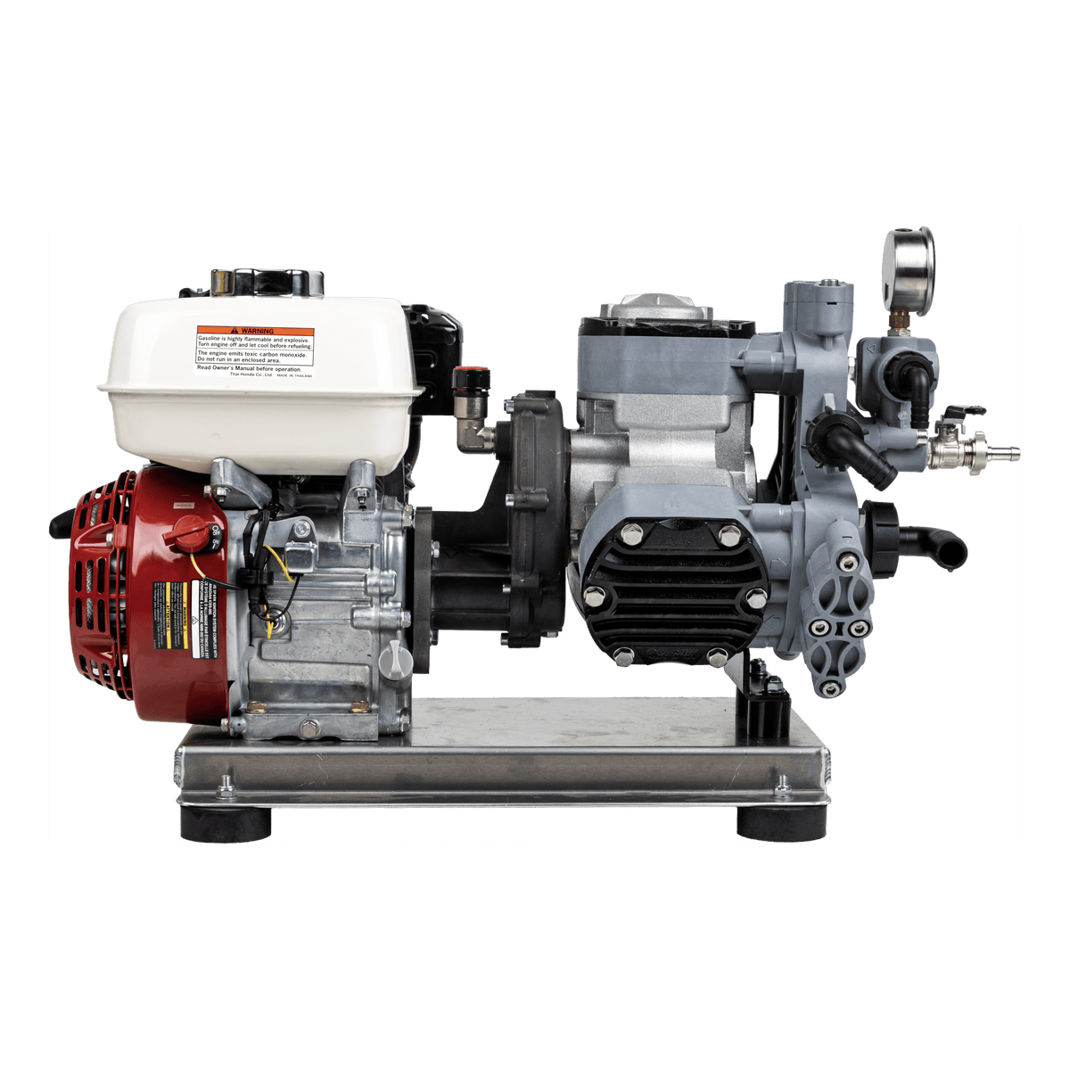 300 PSI 11 GPM Gas Direct Drive Commercial Mobile Soft Wash System