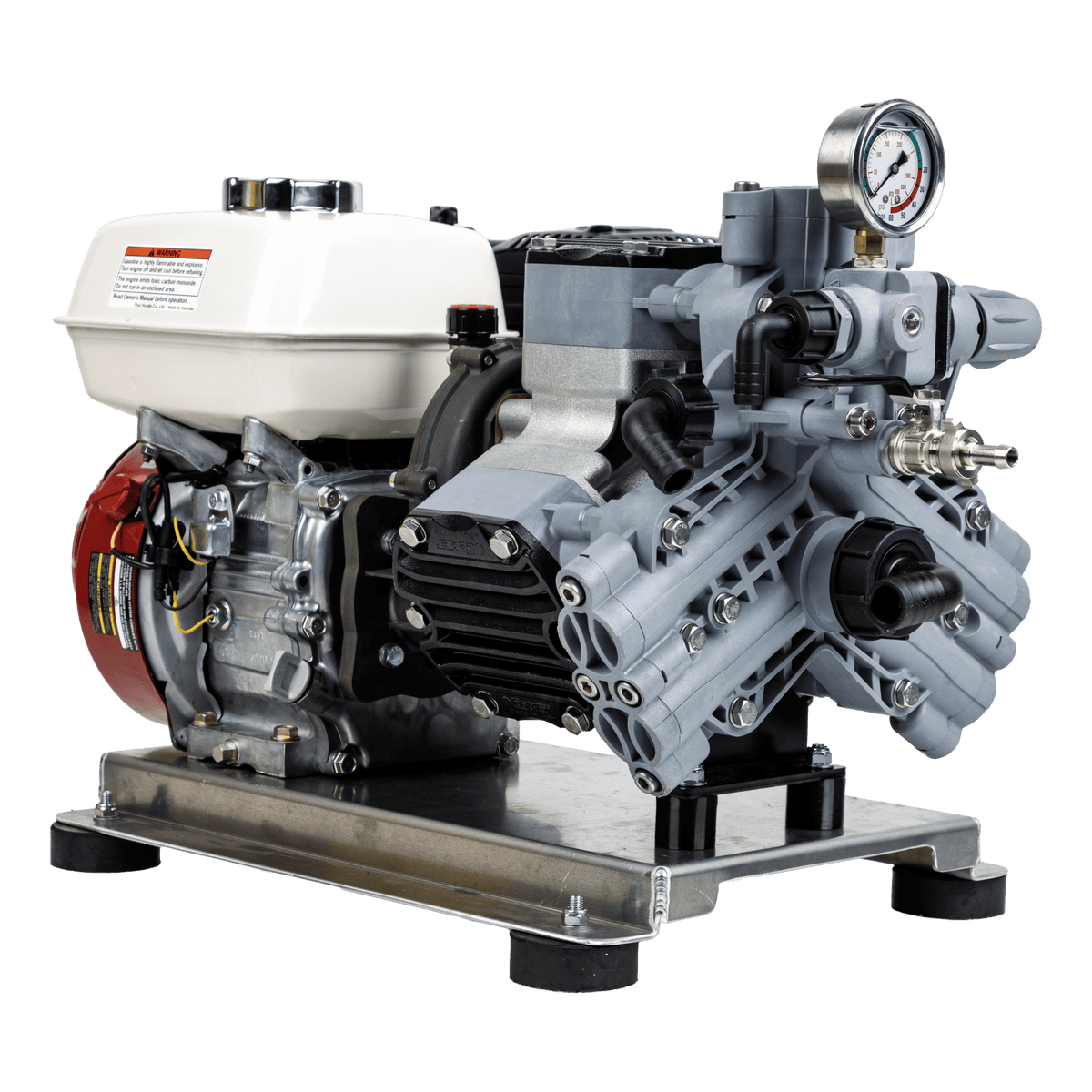 300 PSI 11 GPM Gas Direct Drive Commercial Mobile Soft Wash System
