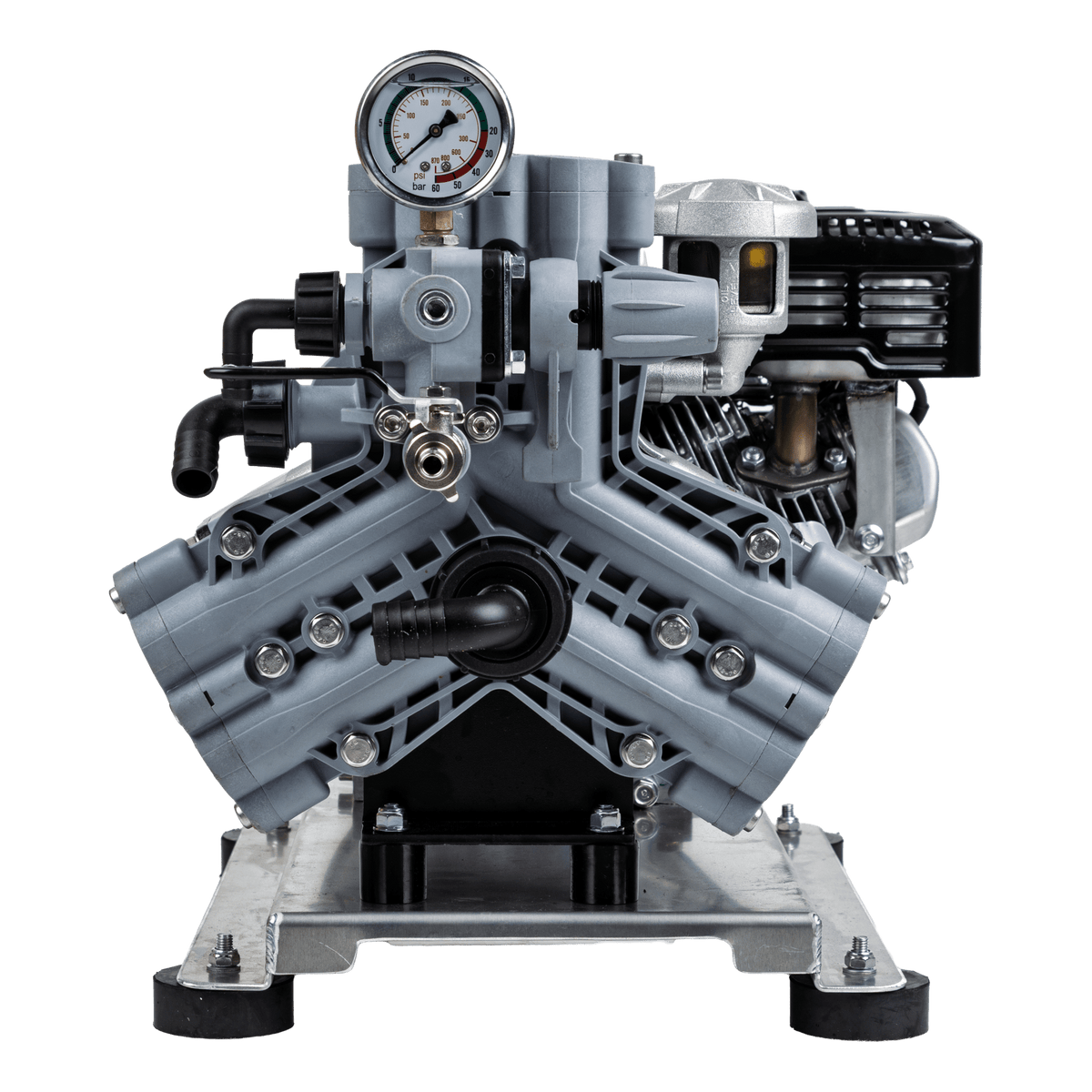 300 PSI 11 GPM Gas Direct Drive Commercial Mobile Soft Wash System