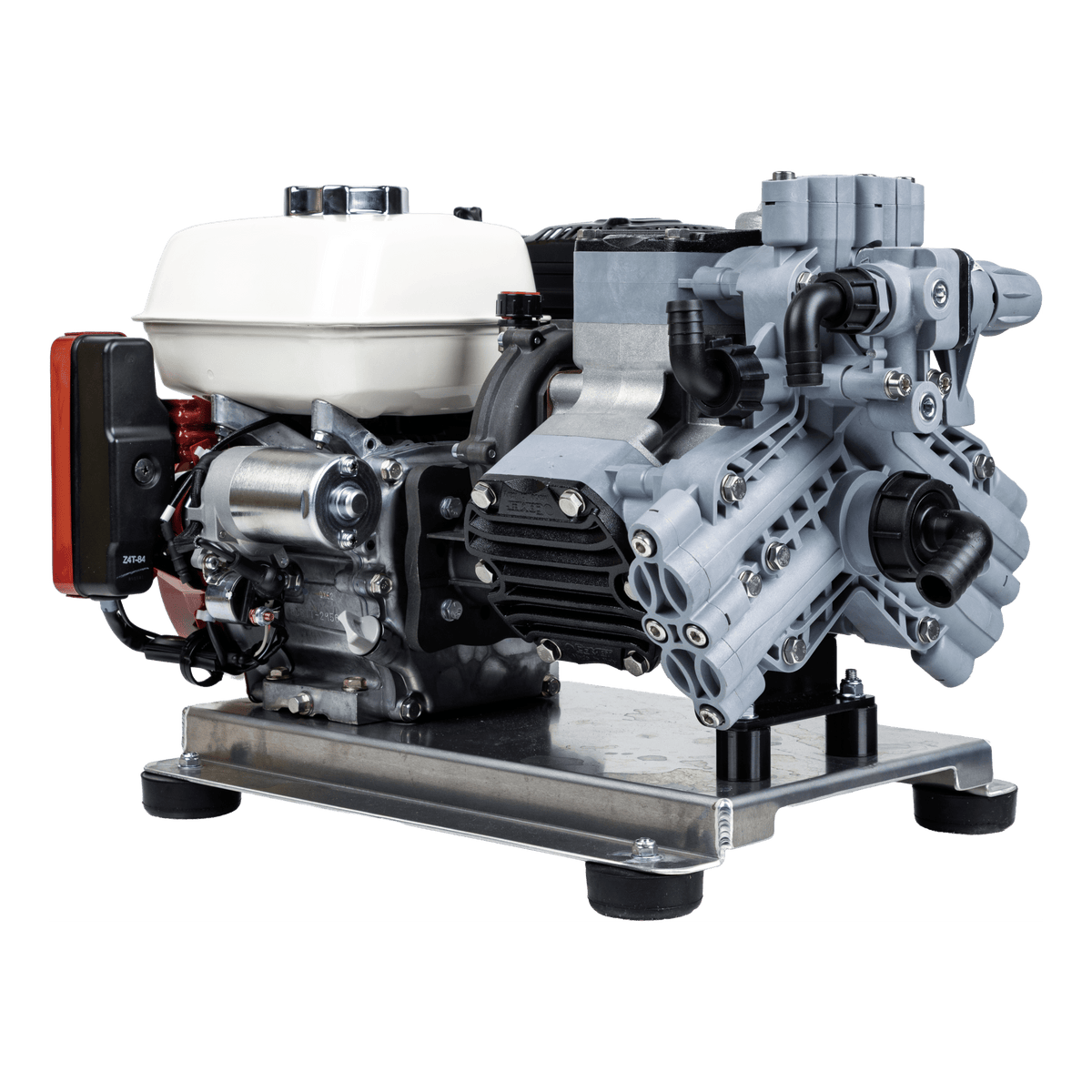 300 PSI 11 GPM Gas Direct Drive Commercial Mobile Soft Wash System with Electric Start