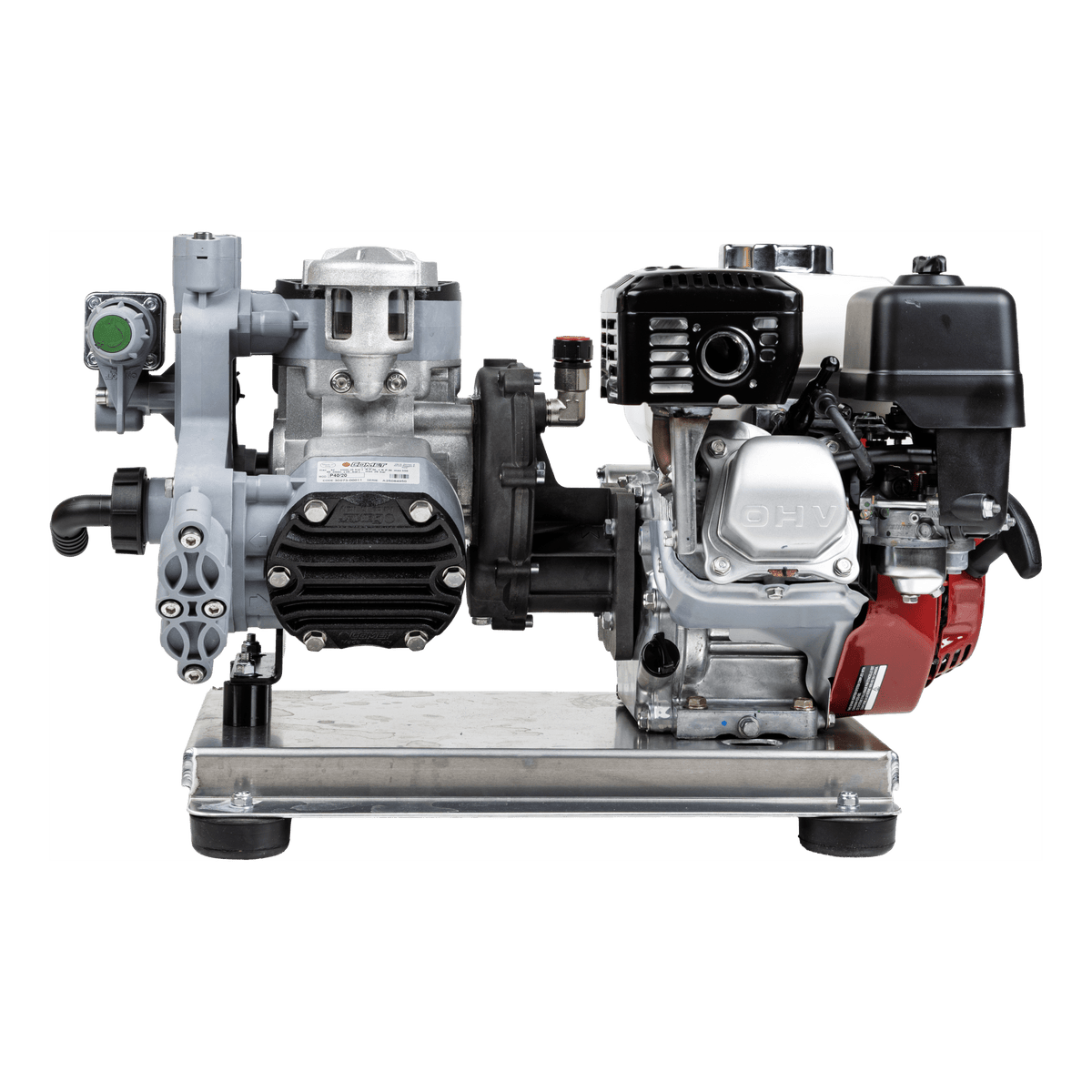 300 PSI 11 GPM Gas Direct Drive Commercial Mobile Soft Wash System with Electric Start