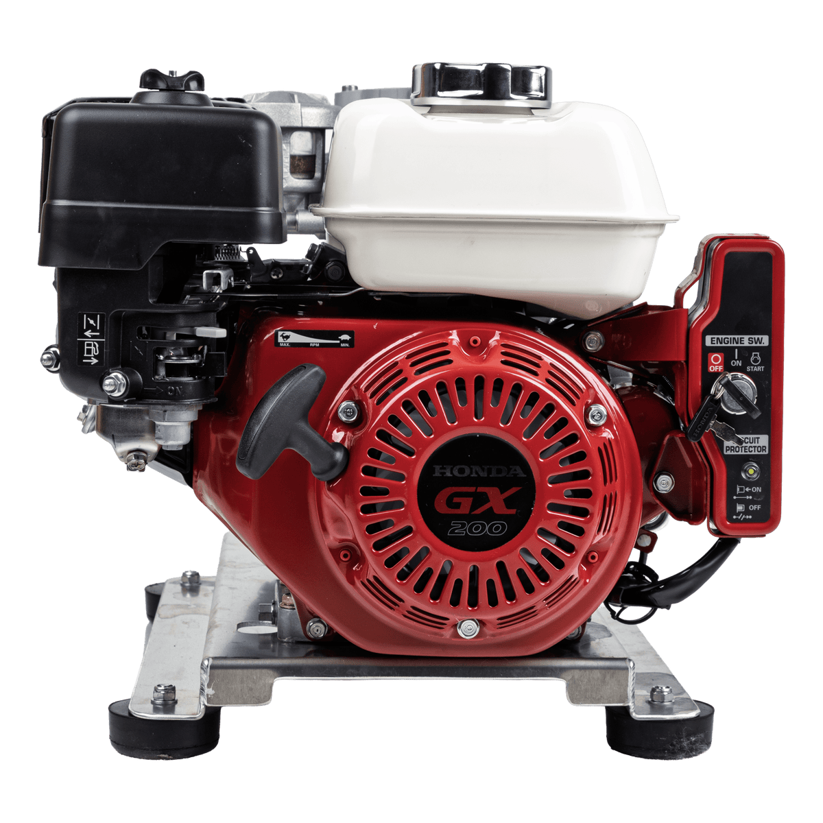 300 PSI 11 GPM Gas Direct Drive Commercial Mobile Soft Wash System with Electric Start