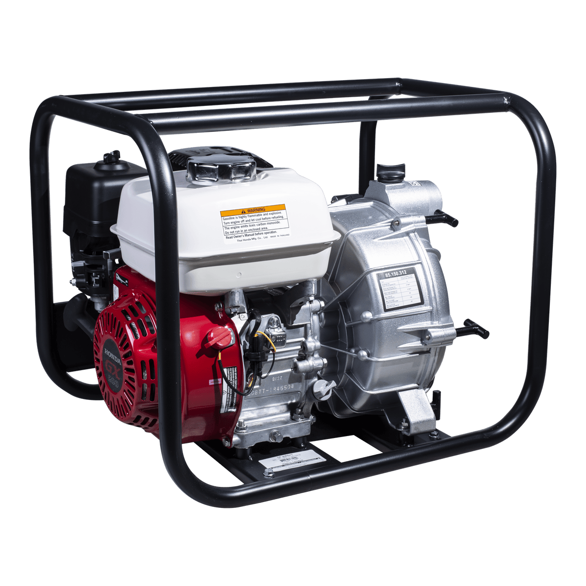2" Semi Trash Pump 158 GPM 33 PSI with Honda GX200 Engine
