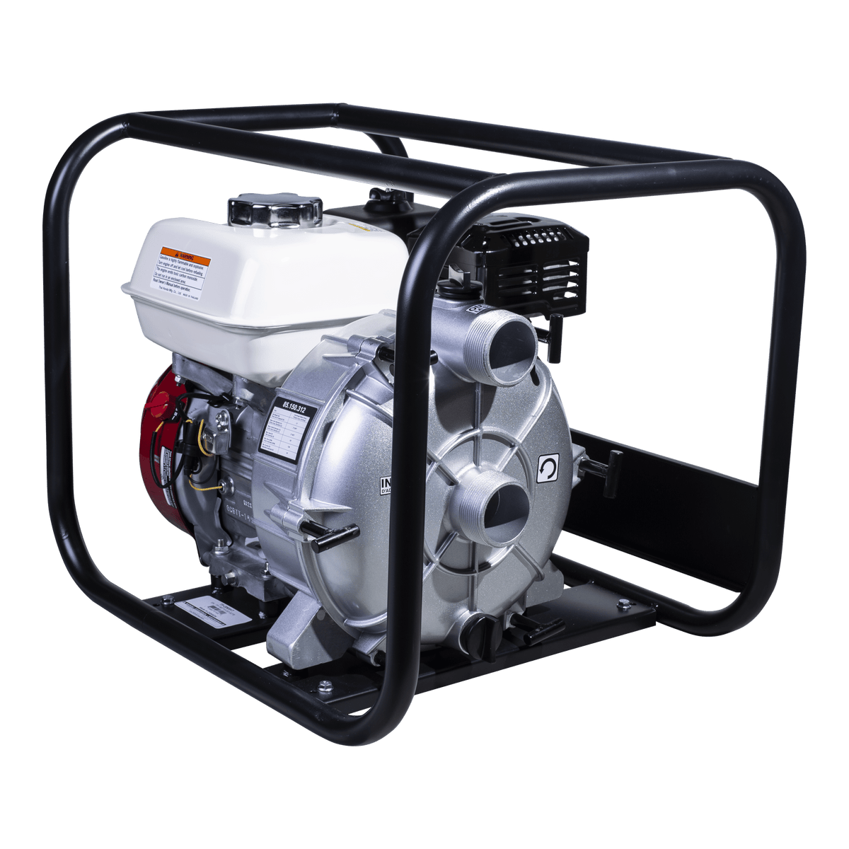 2" Semi Trash Pump 158 GPM 33 PSI with Honda GX200 Engine