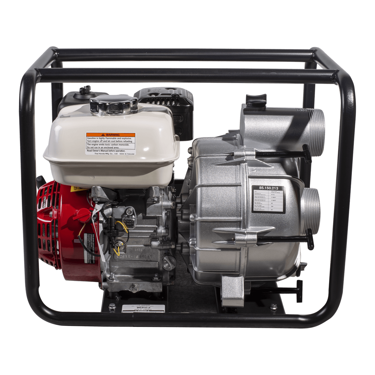 3" Semi Trash Pump 264 GPM 36 PSI with Honda GX200 Engine