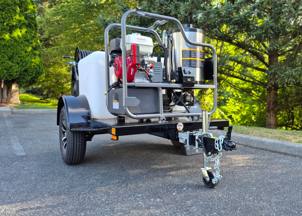 Seattle Pump Custom BE Gas Hot Water Pressure Water Trailer, Belt Drive, 4.0 | 4000 - Seattle Pump