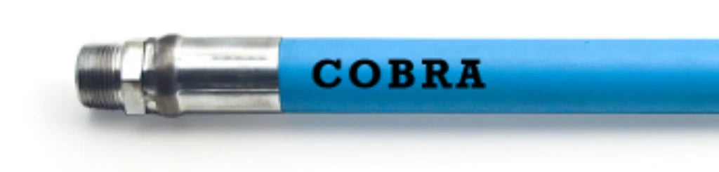 3/4" Cobra Sewer Cleaning Hose, 3000 PSI (Blue)