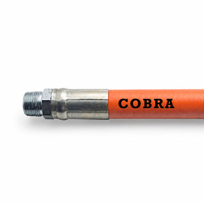 3/4" Cobra Sewer Cleaning Hose, 2500 PSI (Orange)