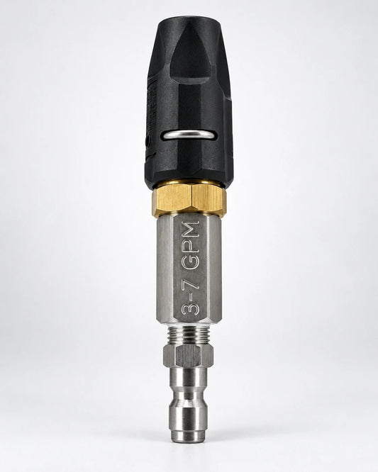 X-Jet DS Twist Adjustable Downstream Soft Wash Nozzle - Seattle Pump