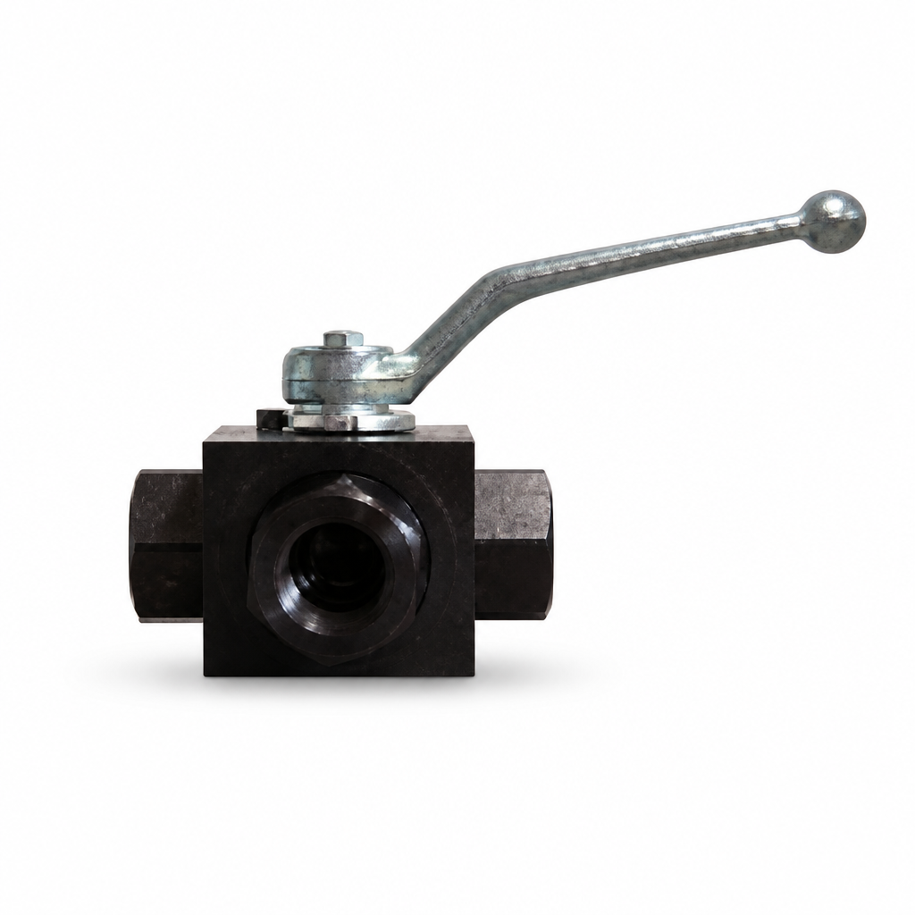 Hycon® Style Three Way Ball Valves