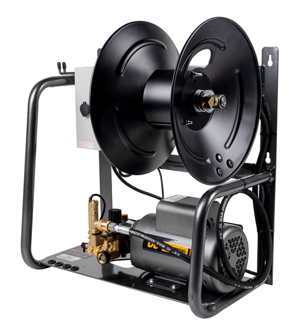 BE Commercial Series Wall Mount Electric Cold Water Pressure Washer, Direct Drive, 2.0 GPM | 1500 PSI (X-1520FW1ARH)